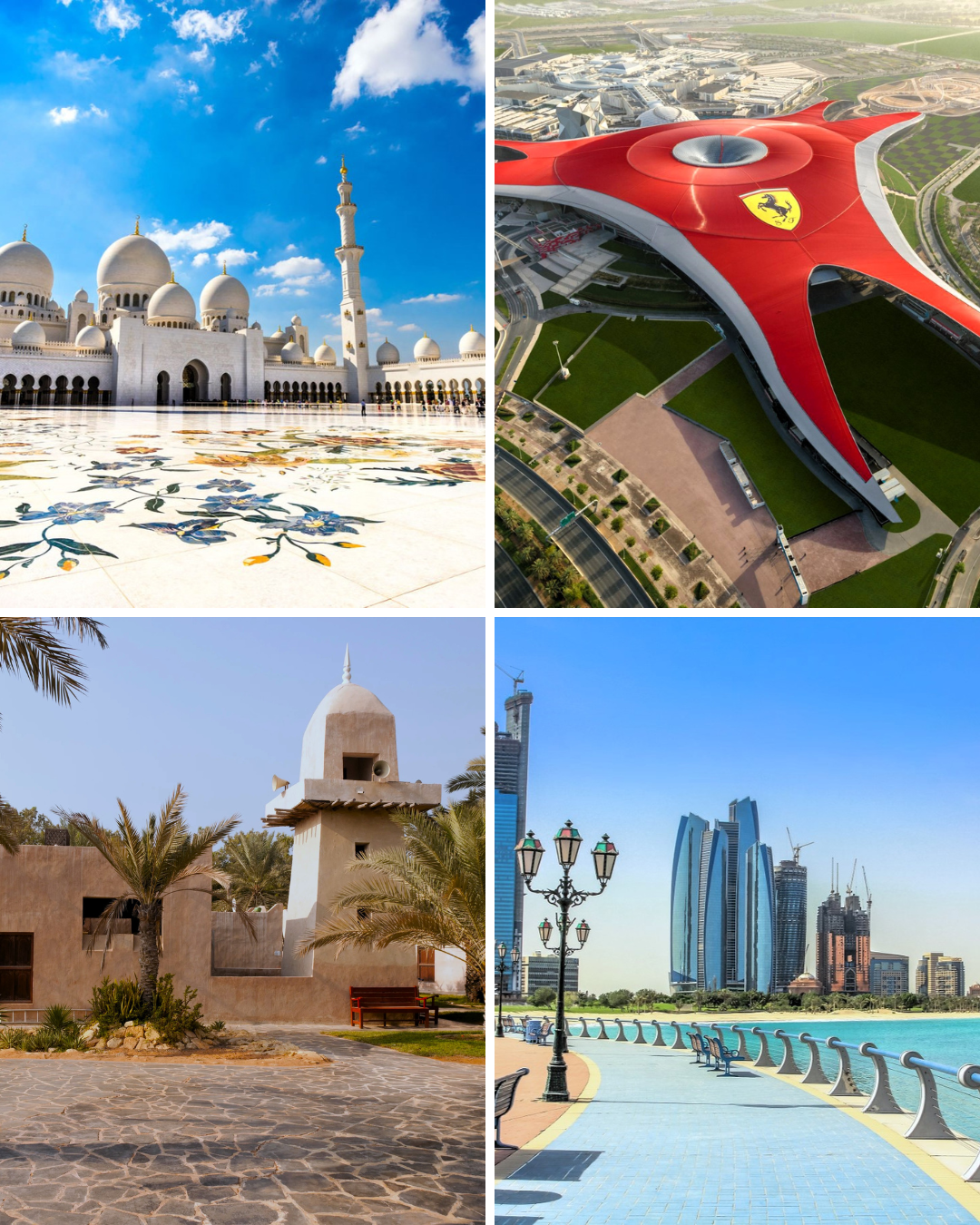 Abu Dhabi City Tour + Ferrari World